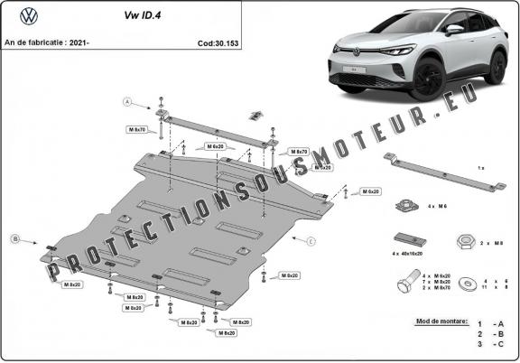 Protection Sous Moteur Volkswagen ID 4