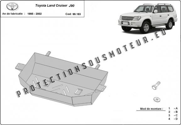 Protection de réservoir Toyota Land Cruiser J90