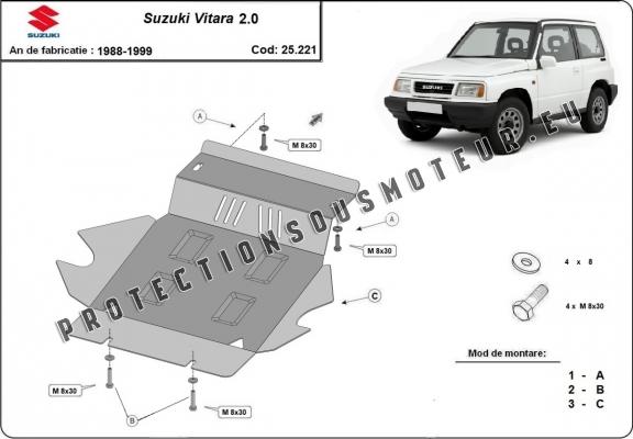 Protection de la boîte de vitesse Suzuki Vitara 2.0