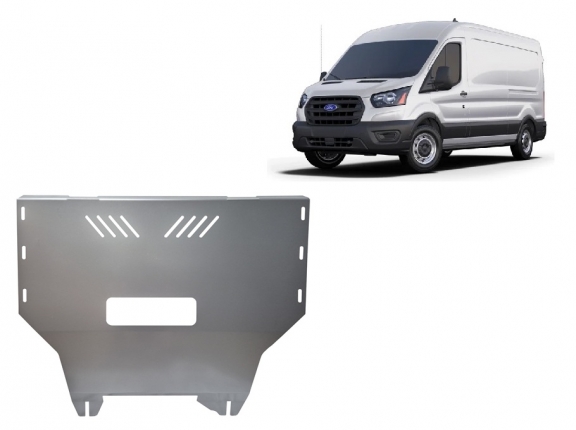 Aluminium protection sous moteur et de la boîte de vitesse Ford Transit 4x4