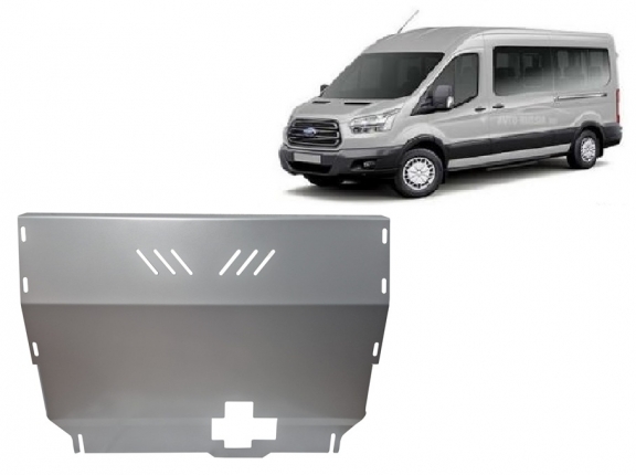 Aluminium protection sous moteur et de la boîte de vitesse Ford Transit FWD