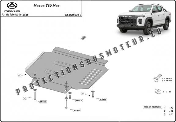 Protection de la boîte de transfert Maxus T60 Max
