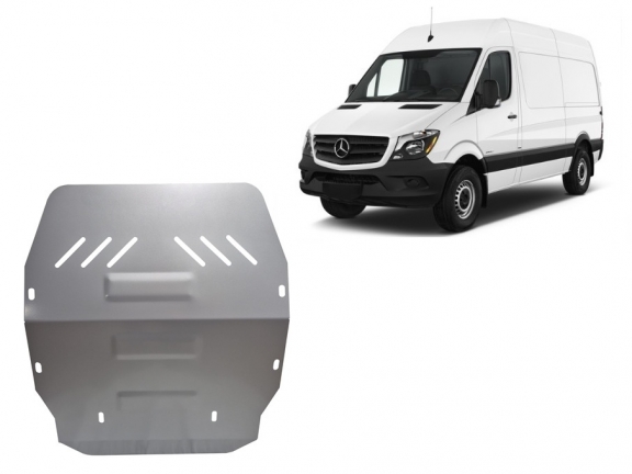 Protection sous moteur et de la boîte de vitesse Mercedes Sprinter - Aluminium