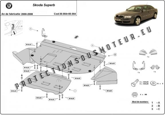 Protection sous moteurSkoda Superb - forfait promotionnel