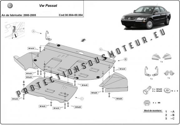 Protection sous moteur Volkswagen Passat - forfait promotionnel
