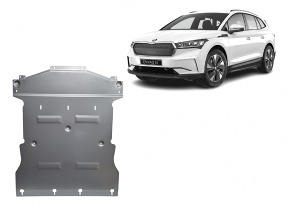 Aluminium protection sous moteur et de la boîte de vitesse Skoda Enyaq