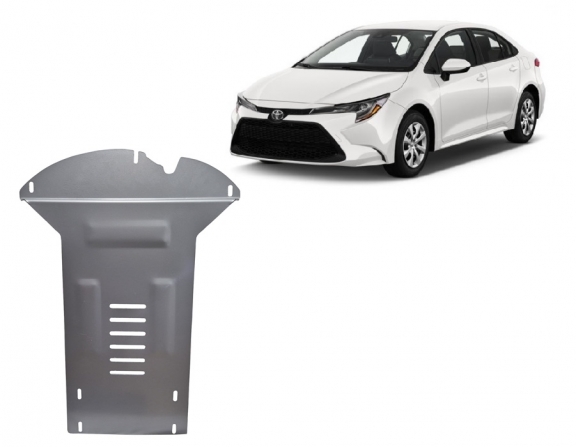 Protection / verrou de catalyseur en aluminium pour Toyota Corolla