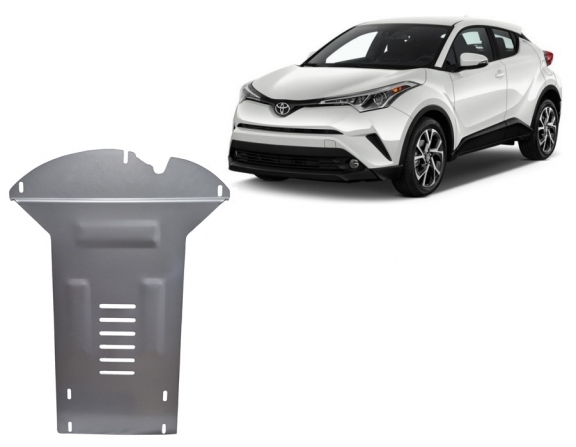 Protection / verrou de catalyseur en aluminium pour Toyota C-HR