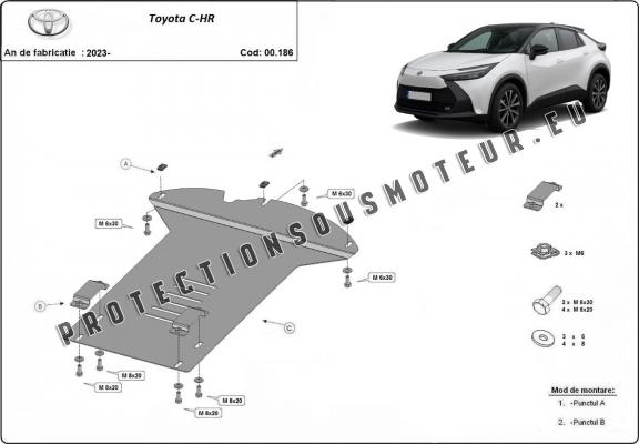 Protection convertisseur catalytique/cat lock Toyota C-HR