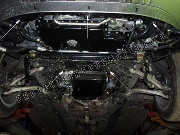 Protection sous moteur et de la radiateur Audi Allroad A6
