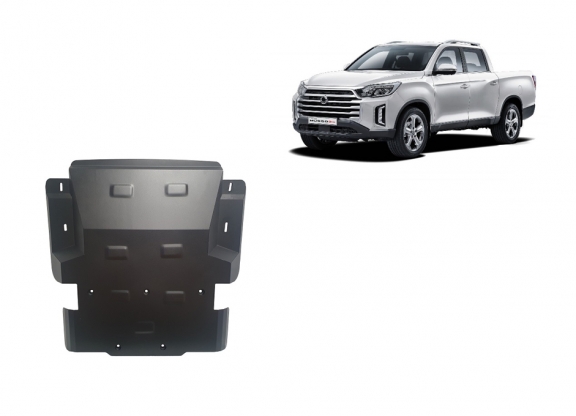 Protection sous moteur et de la radiateur Ssangyong Musso Grand