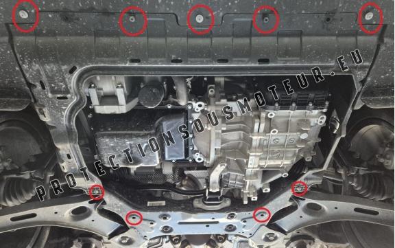 Protection sous moteur et de la radiateur Dfsk Fengon 600