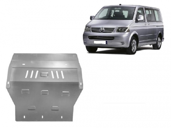 Acier galvanisé protection sous moteur et de la boîte de vitesse Volkswagen Transporter T5 Caravelle