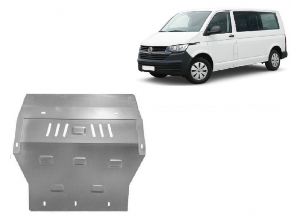 Acier galvanisé protection sous moteur et de la boîte de vitesse Volkswagen Transporter T6.1 Caravelle