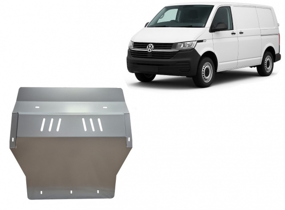 Acier galvanisé protection sous moteur et de la boîte de vitesse Volkswagen Transporter T6.1