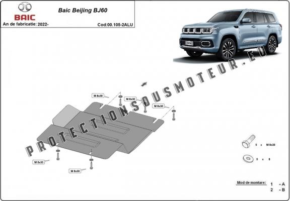 Protection de la boîte de transfert Baic Beijing BJ60 - Aluminium