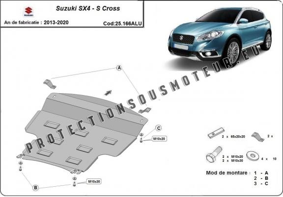 Protection sous moteur et de la boîte de vitesse Suzuki SX4 - S Cross