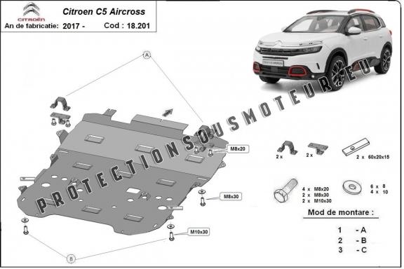 Protection sous moteur Citroen C5 Aircross