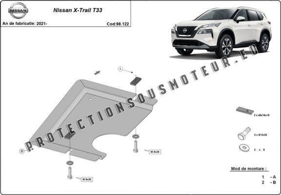 Protection du différentiel Nissan X Trail