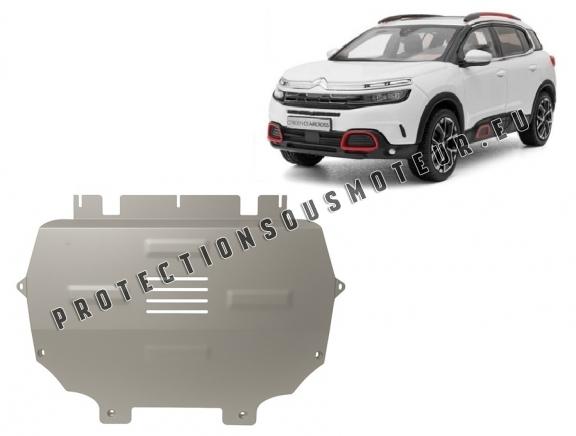Protection sous moteur et de la boîte de vitesse Citroen C5 Aircross - Aluminium 