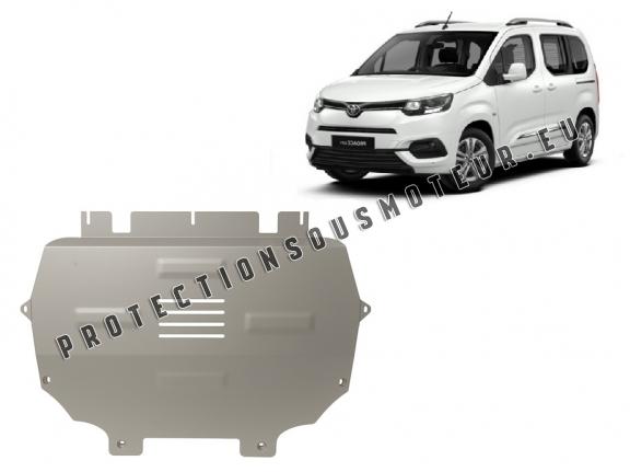 Protection sous moteur et de la boîte de vitesse Toyota Proace City Verso - Aluminium 