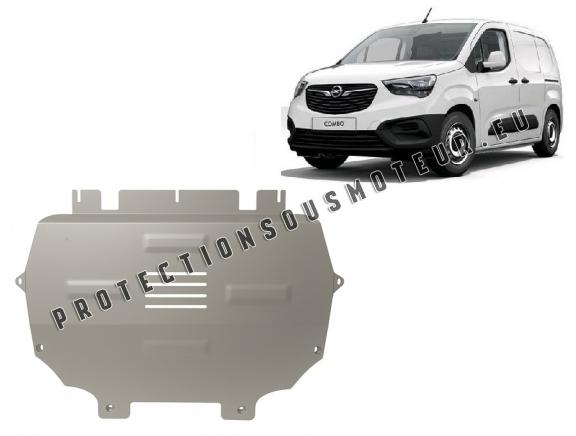 Protection sous moteur et de la boîte de vitesse Opel Combo E - Aluminium 