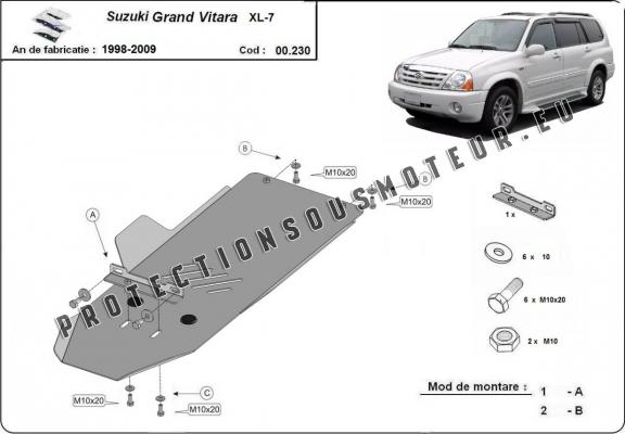 Protection de la boîte de vitesse Suzuki Grand Vitara XL-7 
