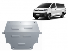 Protection sous moteur et de la boîte de vitesse Citroen Jumpy - Aluminium 