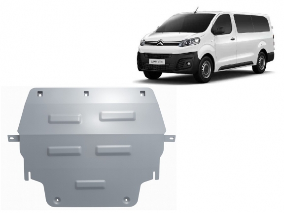 Protection sous moteur et de la boîte de vitesse Citroen Jumpy - Aluminium 