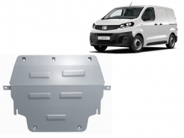 Protection sous moteur et de la boîte de vitesse Fiat Scudo - Aluminium 
