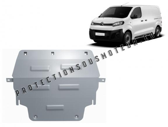Protection sous moteur et de la boîte de vitesse Citroen Dispach - Aluminium 