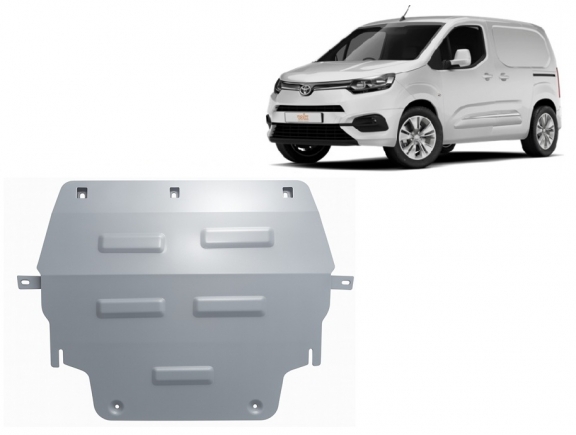 Protection sous moteur et de la boîte de vitesse Toyota Proace - Aluminium 