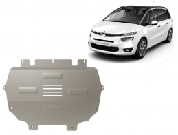 Protection sous moteur et de la boîte de vitesse Citroen C4 Picasso - Aluminium 