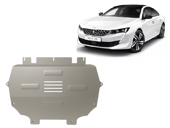 Protection sous moteur et de la boîte de vitesse Peugeot 508 - Aluminium 