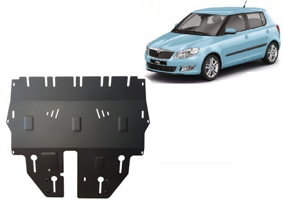 Protection sous moteur et de la boîte de vitesse Skoda Fabia 3