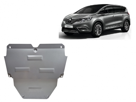 Aluminium protection sous moteur et de la boîte de vitesse Renault Espace