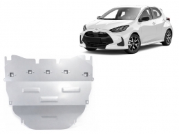 Protection sous moteur et de la boîte de vitesse  Toyota Yaris - Aluminium  