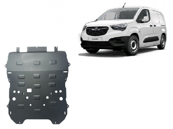 Protection sous moteur et de la boîte de vitesse Opel Combo C 