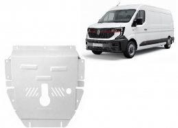 Protection sous moteur et de la boîte de vitesse Renault Master - Aluminium 