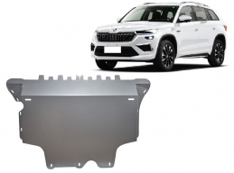 Aluminium protection sous moteur et de la boîte de vitesse Skoda Kodiaq