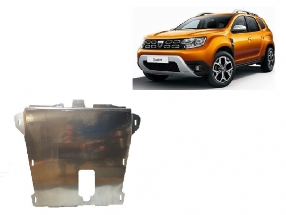 Aluminium protection sous moteur et de la boîte de vitesse Dacia Duster 