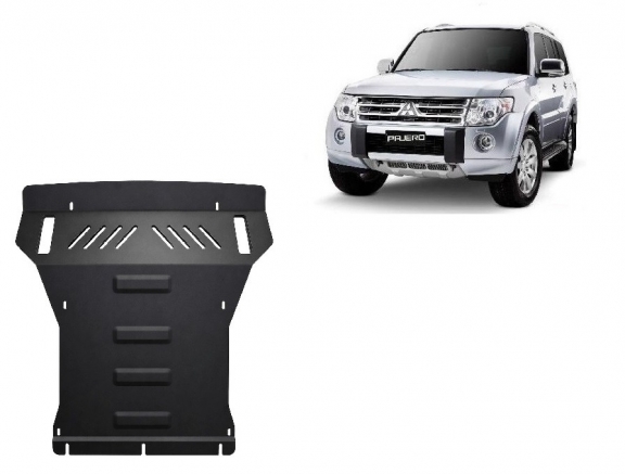 Protection sous moteur et de la radiateur Mitsubishi Pajero 4 (V80, V90)