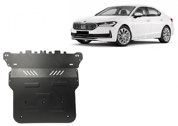 Protection sous moteur et de la boîte de vitesse Skoda Superb 4