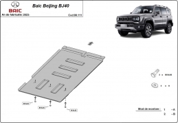 Protection de la boîte de vitesse Baic Beijing BJ40