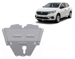 Aluminium protection sous moteur et de la boîte de vitesse Dacia Logan