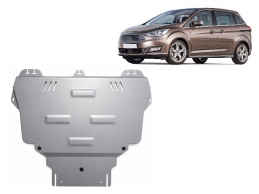 Protection sous moteur et de la boîte de vitesse Ford C-max - Aluminium 