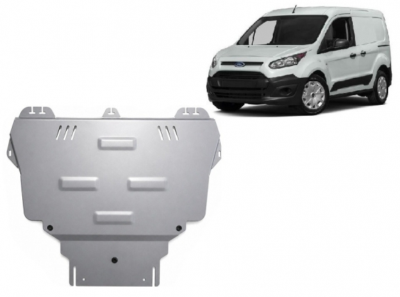 Protection sous moteur et de la boîte de vitesse Ford Transit Connect - Aluminium 