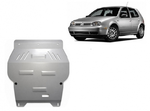 Aluminium protection sous moteur et de la boîte de vitesse Volkswagen Golf