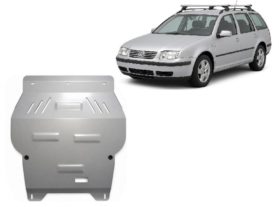 Aluminium protection sous moteur et de la boîte de vitesse Volkswagen Bora