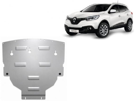 Protection sous moteur et de la boîte de vitesse Renault Kadjar - Aluminium 